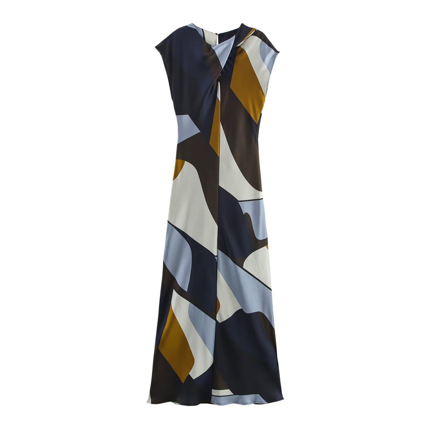 Cross-Border Spring 2025: Elegant Women s Silk Satin Sleeveless Printed Dress Extra Small
Cross-Border Spring 2025: Elegant Women s Silk Satin Sleeveless Printed Dress Extra Small