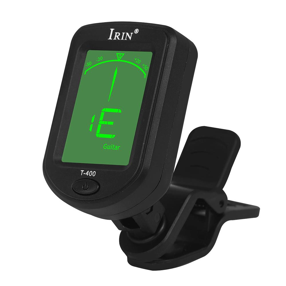 IRIN T-400 Guitar Tuner Digital Rotatable Clip-On Tone Tuner LCD Display for Guitar Bass Ukulele Violin Guitar Parts & Accessori
IRIN T-400 Guitar Tuner Digital Rotatable Clip-On Tone Tuner LCD Display for Guitar Bass Ukulele Violin Guitar Parts & Accessori