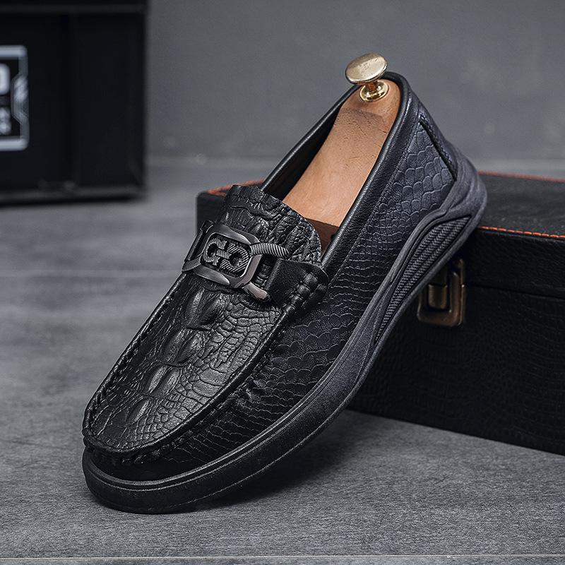 Spring breathable casual leather shoes men s British one-pedal versatile soft-soled Doudou shoes daily low-top board shoes men s shoe trend 39
Spring breathable casual leather shoes men s British one-pedal versatile soft-soled Doudou shoes daily low-top board shoes men s shoe trend 39