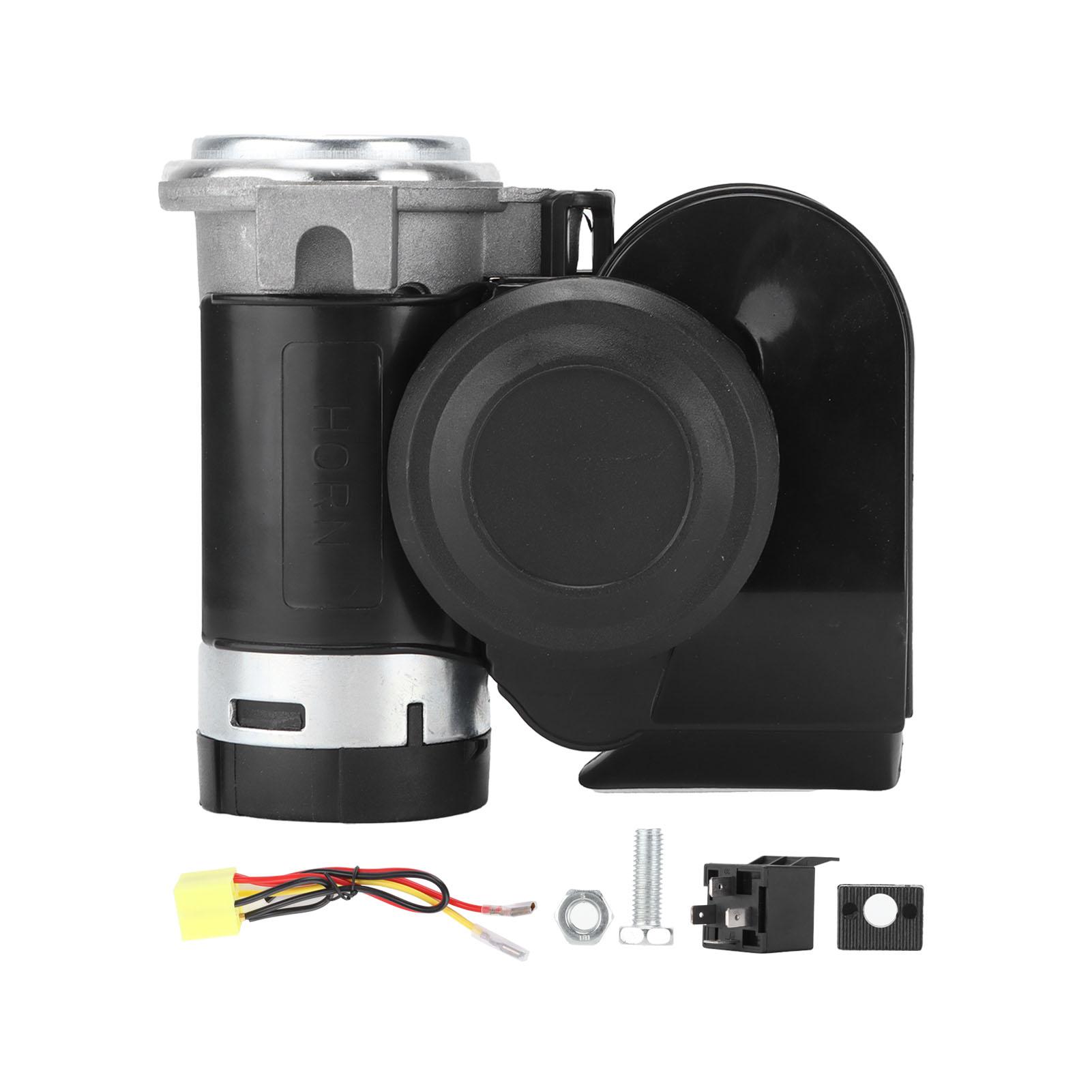 12V 125db Air Horn Dual Tone Electric Horn with Automotive Relay for Truck Car Motorcycle ATV
12V 125db Air Horn Dual Tone Electric Horn with Automotive Relay for Truck Car Motorcycle ATV