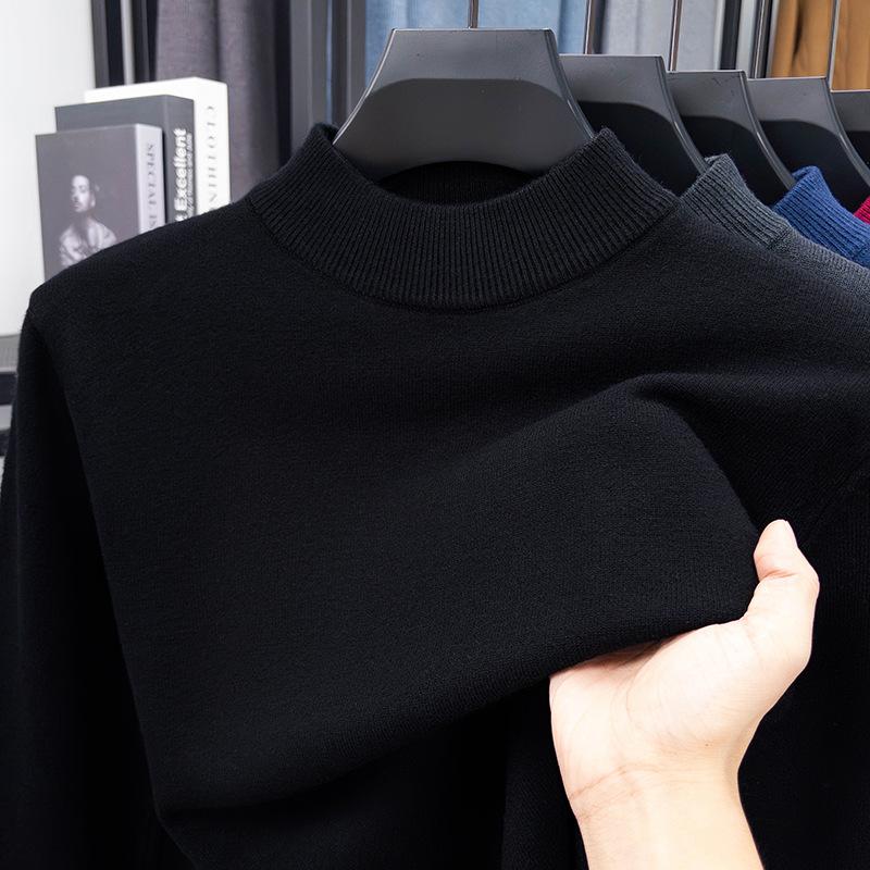 Half Turtleneck Knitwear Sweater Autumn Winter Mock Neck Sweatshirts Solid Color Pullovers Man Brand Casual Mens Clothing 4XL
Half Turtleneck Knitwear Sweater Autumn Winter Mock Neck Sweatshirts Solid Color Pullovers Man Brand Casual Mens Clothing 4XL