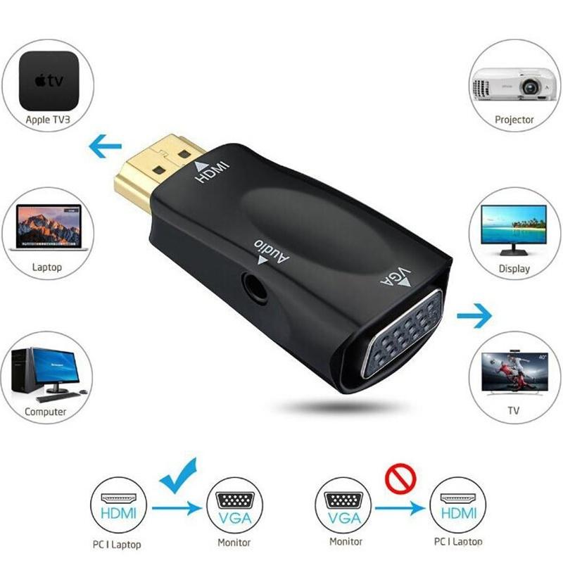 Адаптер HDMI к VGA Конвертер Аудиокабель Папа к маме Поддержка HD 1080P с аудиокабелем для ПК H белый
Адаптер HDMI к VGA Конвертер Аудиокабель Папа к маме Поддержка HD 1080P с аудиокабелем для ПК H белый
