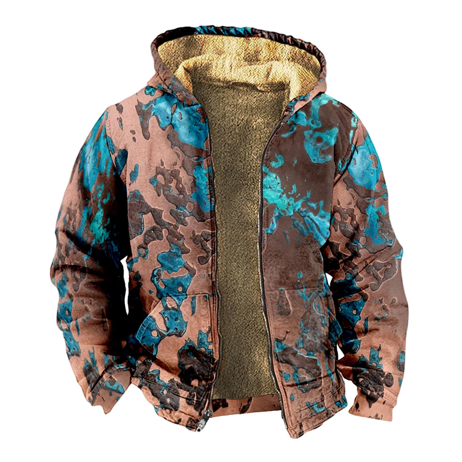 Мужской индивидуальный повседневный свитер на молнии с длинным рукавом и принтом, толстый хлопковый костюм, зимний костюм M верблюд
Мужской индивидуальный повседневный свитер на молнии с длинным рукавом и принтом, толстый хлопковый костюм, зимний костюм M верблюд