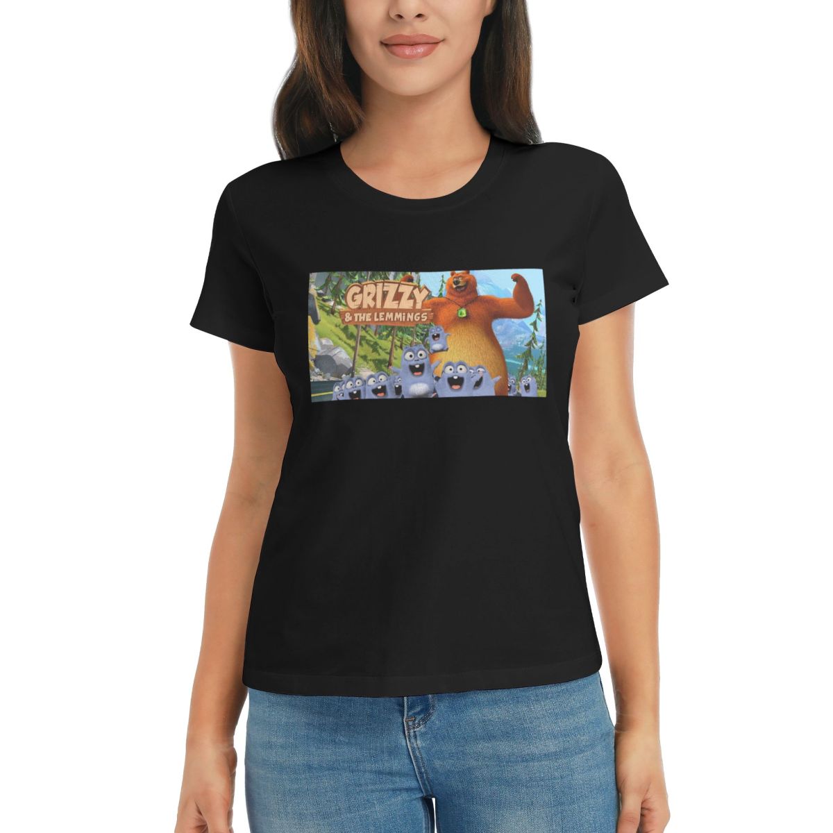 Women TShirt Grizzy Et Les Lemmings Summer Short Sleeve Tees Crew Neck Cotton T Shirts Clothes Tops Streetwear 4XL
Women TShirt Grizzy Et Les Lemmings Summer Short Sleeve Tees Crew Neck Cotton T Shirts Clothes Tops Streetwear 4XL