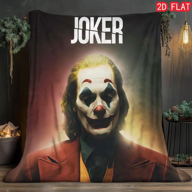Scary Joker Design Flannel Blanket Lightweight Warm Durable Blanket for Bed Sofa Travel Camping Stylish Home Decor for Adults 75x90cm
Scary Joker Design Flannel Blanket Lightweight Warm Durable Blanket for Bed Sofa Travel Camping Stylish Home Decor for Adults 75x90cm