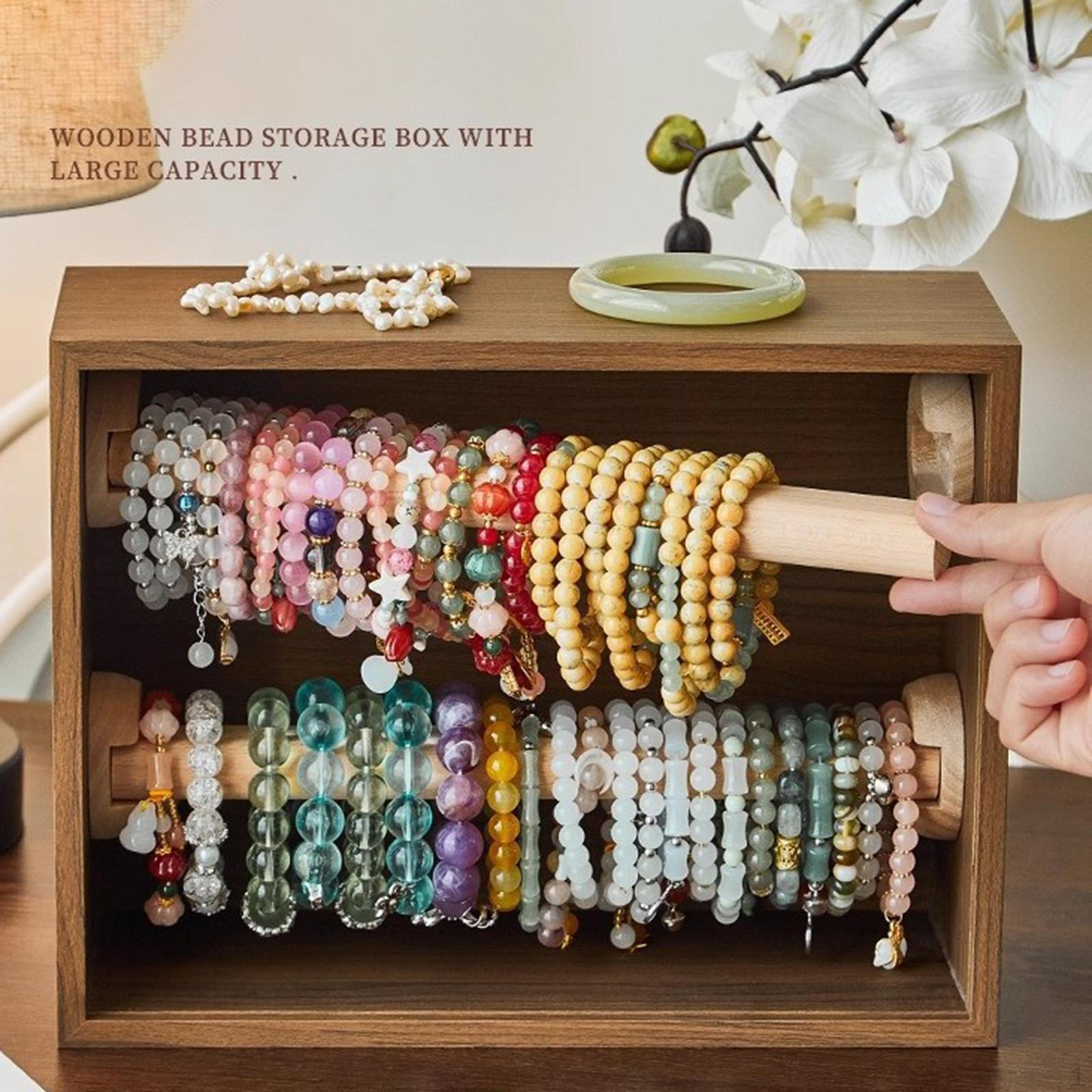 1 Bracelet Holder Organizer Two Levels Necklace Watch Jewelry Wooden And 1pc
1 Bracelet Holder Organizer Two Levels Necklace Watch Jewelry Wooden And 1pc