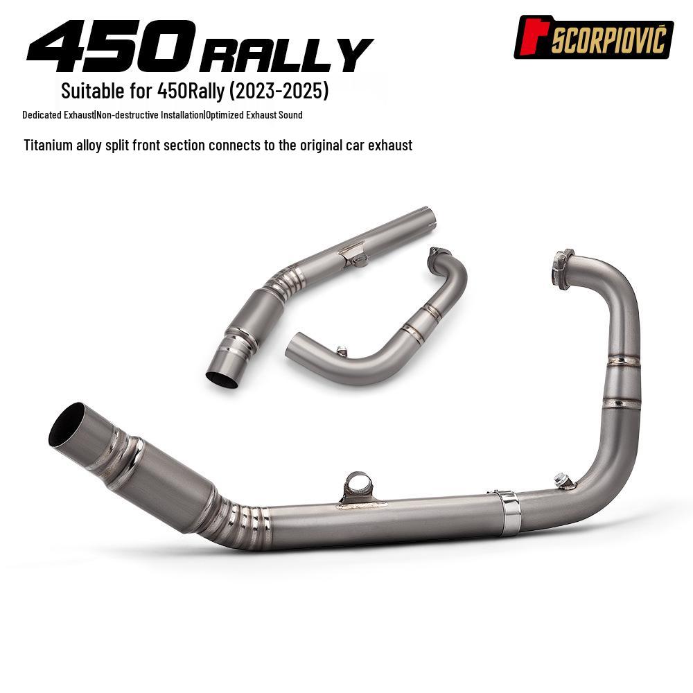 Motorcycle Kayo 450 Rally Drum Backpressure Front Exhaust Pipe for Original Rear Section
Motorcycle Kayo 450 Rally Drum Backpressure Front Exhaust Pipe for Original Rear Section