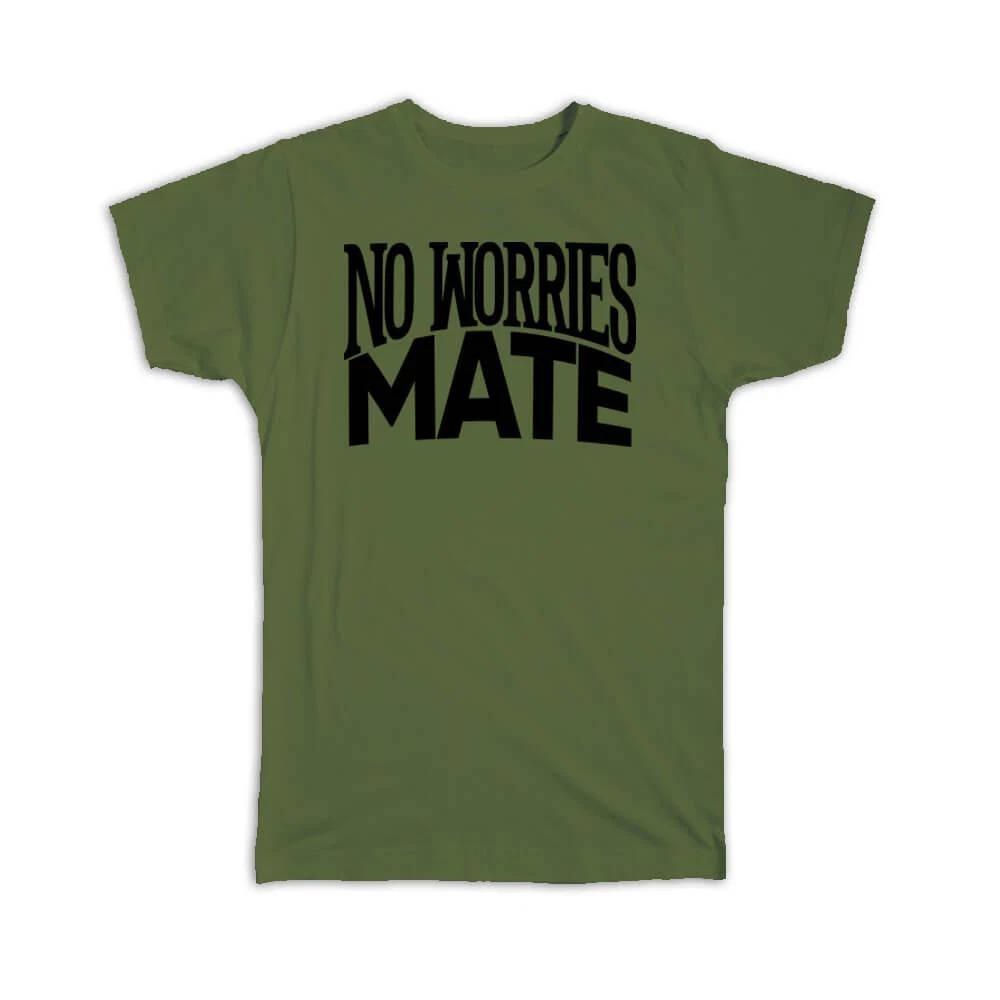 Gift T-Shirt : No worries Mate Australian Accent Australia Country Expat 2XL
Gift T-Shirt : No worries Mate Australian Accent Australia Country Expat 2XL