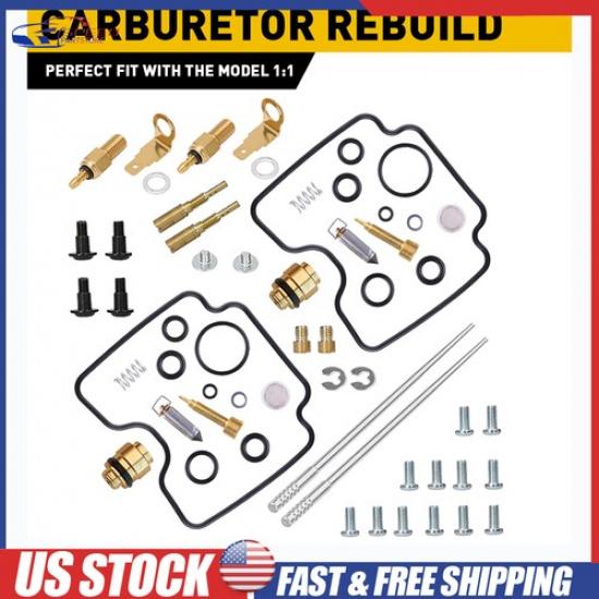Fits Yamaha V-STAR 1100 XVS1100AT SILVERADO 2003-2009 Carburetor Repair Kit
Fits Yamaha V-STAR 1100 XVS1100AT SILVERADO 2003-2009 Carburetor Repair Kit