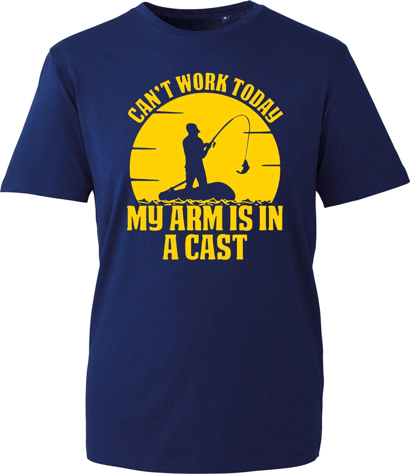 Mens Can t Work Today My Arm Is In A Cast T-Shirt, Funny Fishing Joke GIft Tee 2XL
Mens Can t Work Today My Arm Is In A Cast T-Shirt, Funny Fishing Joke GIft Tee 2XL