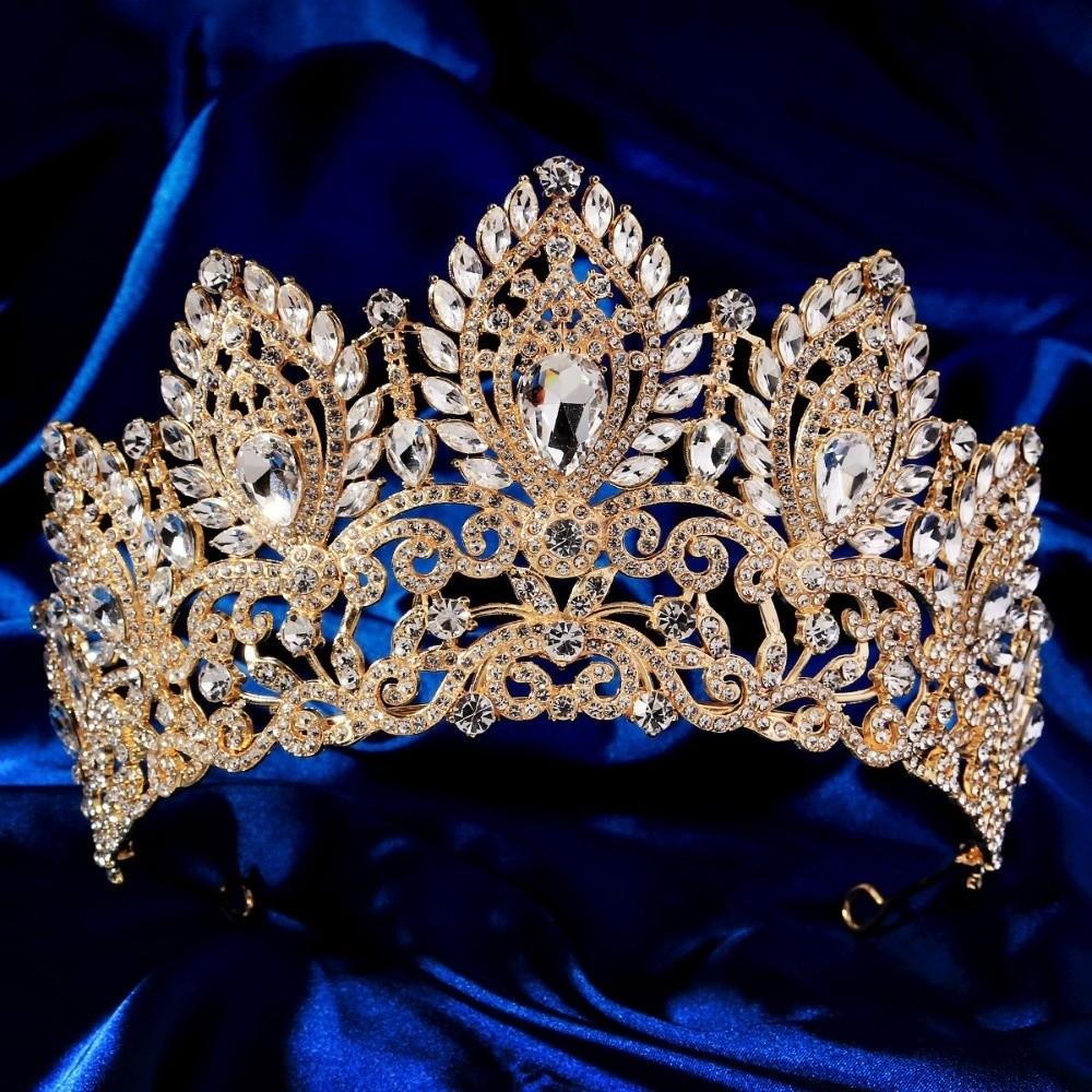 Elegant Princess Wedding Tiara Luxury Princess Crown Trend Queen Crown for Women золотий
Elegant Princess Wedding Tiara Luxury Princess Crown Trend Queen Crown for Women золотий