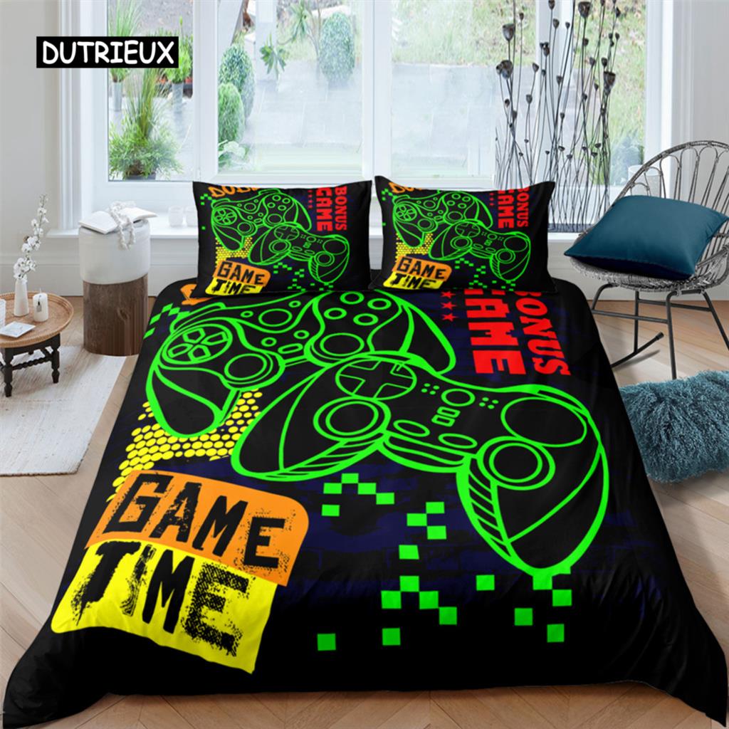 Fashion Gamer Bed Cover 2/3 Pcs Bedding Sets King Dimension Queen Size Single Size Size Kids Boys Girls Game 2/3pcs Polyester Fabric Comforter Cover EU single(135x200cm)
Fashion Gamer Bed Cover 2/3 Pcs Bedding Sets King Dimension Queen Size Single Size Size Kids Boys Girls Game 2/3pcs Polyester Fabric Comforter Cover EU single(135x200cm)