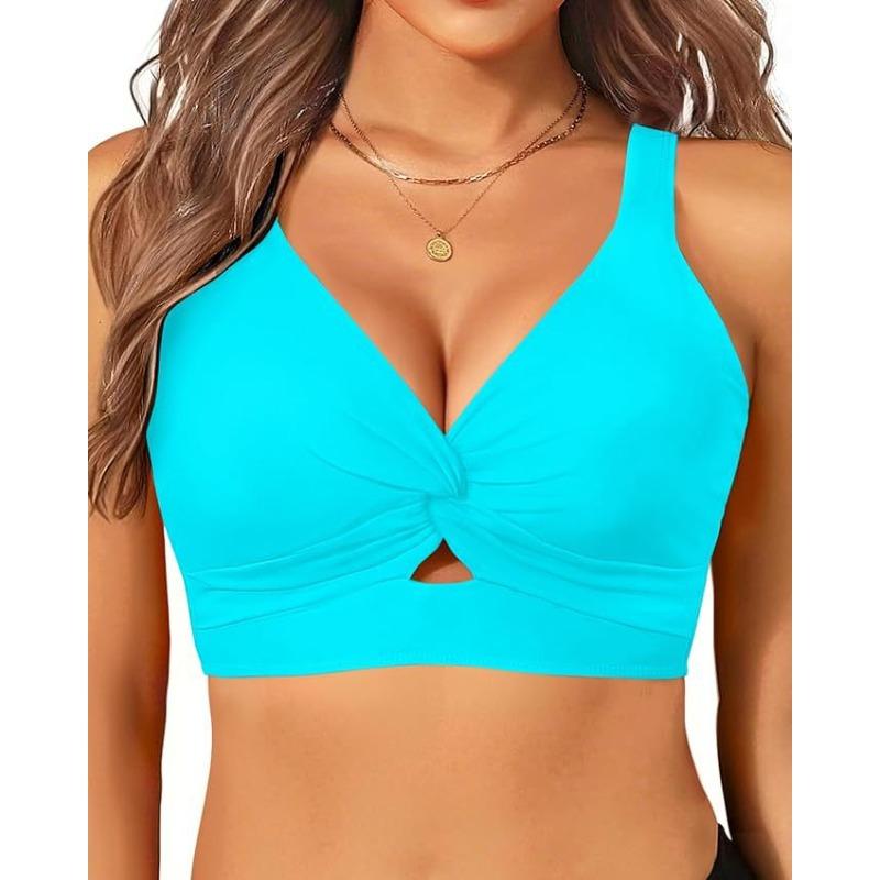 Women s bikini new swimsuit seaside vacation casual neck top 2XL озеро синього кольору
Women s bikini new swimsuit seaside vacation casual neck top 2XL озеро синього кольору