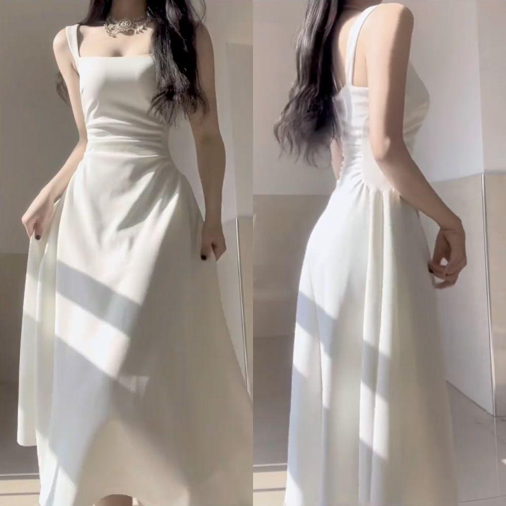 Women s French White Spaghetti Strap Slip Dress - Summer Sleeveless Dress XL Premium чорний
Women s French White Spaghetti Strap Slip Dress - Summer Sleeveless Dress XL Premium чорний
