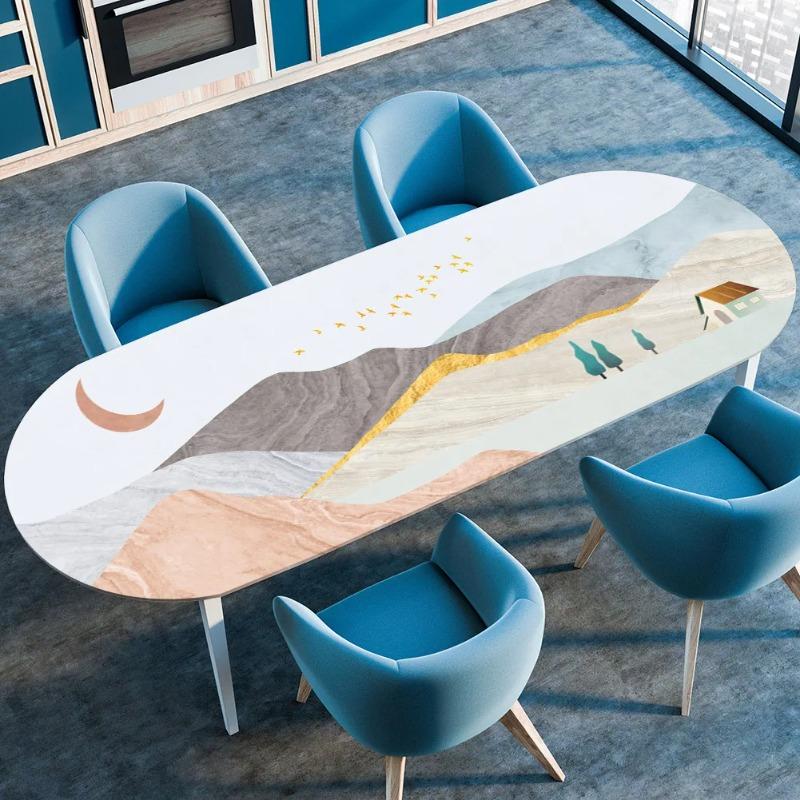5 Sizes Waterproof Oval Table Cover Oil-Proof Elastic Kitchen Dining Party Tablecloth Table Covers Outdoor Courtyard Home Decor 114cmx142cm
5 Sizes Waterproof Oval Table Cover Oil-Proof Elastic Kitchen Dining Party Tablecloth Table Covers Outdoor Courtyard Home Decor 114cmx142cm