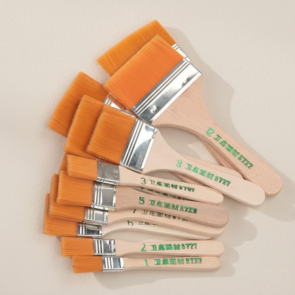 12pcs Memory Nylon Acrylic Oil Watercolor Paint Brushes Set Wooden Painting Art Supplies Brushes
12pcs Memory Nylon Acrylic Oil Watercolor Paint Brushes Set Wooden Painting Art Supplies Brushes