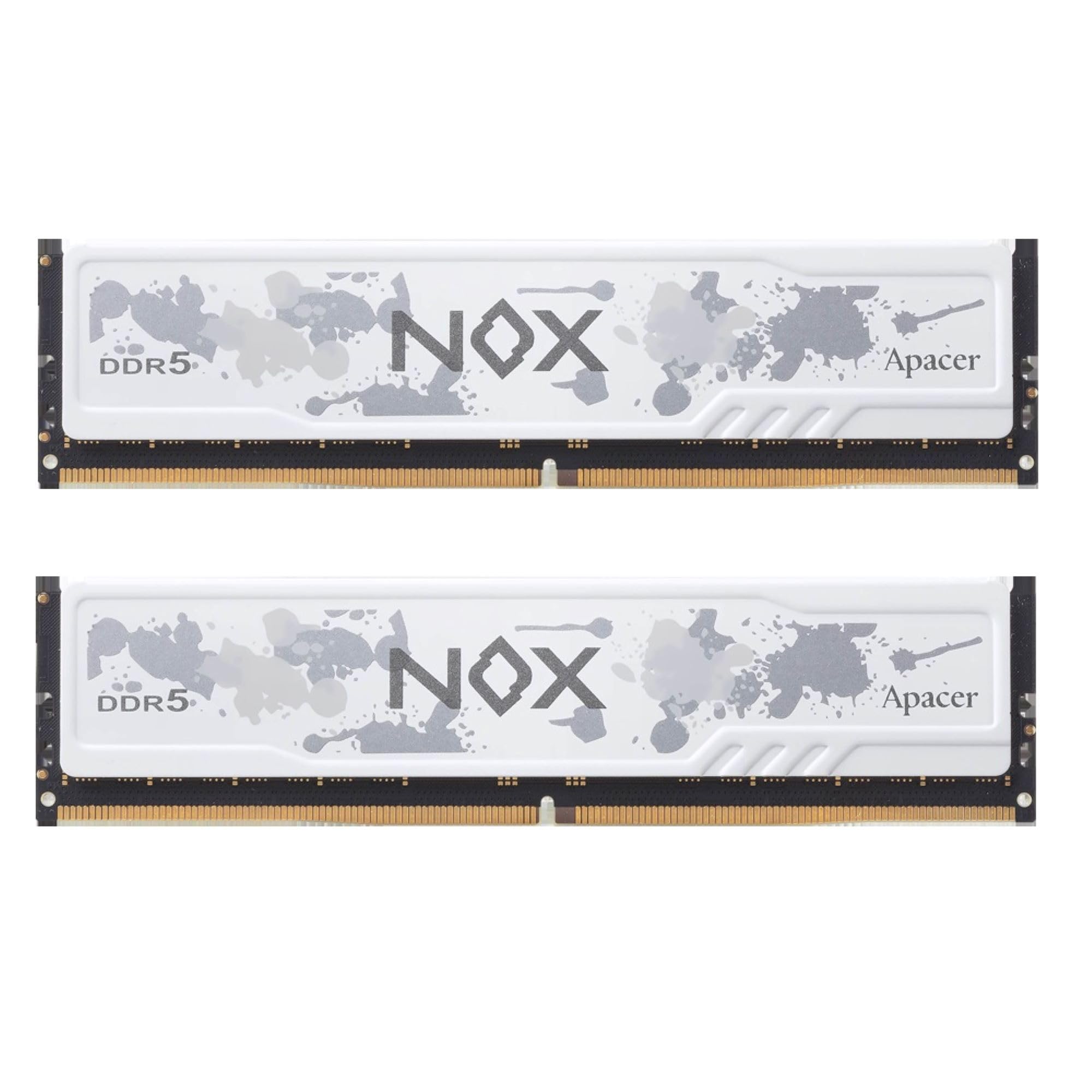 Apacer NOX Desktop PC 32GB x DDR5-6400 Memory, 2, White, AH5U64G64C652MWAA-2 білий
Apacer NOX Desktop PC 32GB x DDR5-6400 Memory, 2, White, AH5U64G64C652MWAA-2 білий