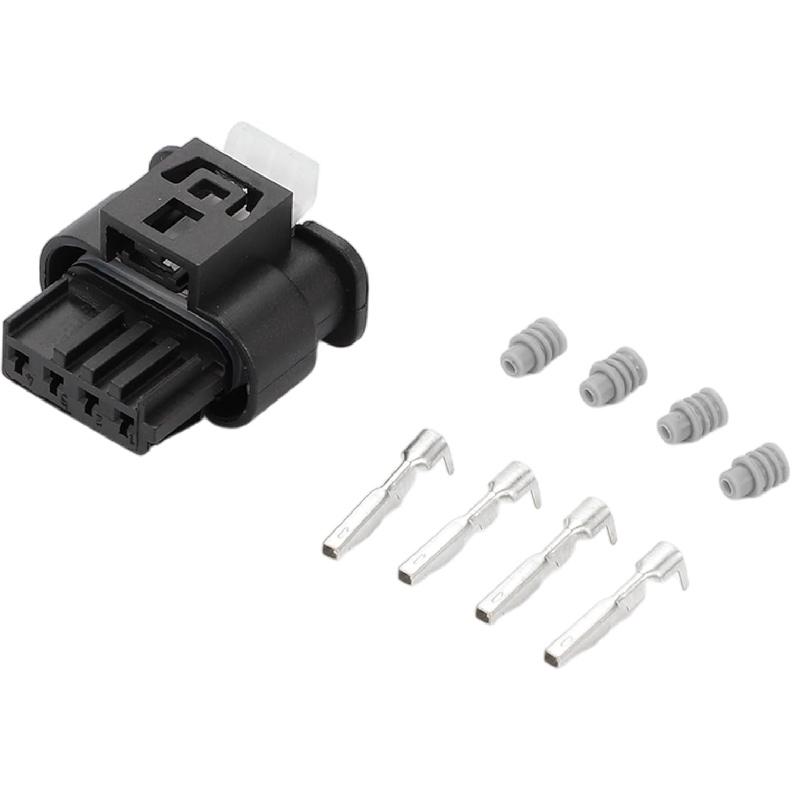 4 Pin Mass Air Flow Sensor Connector Plug Kit Compatible for BMW, Waterproof 1.2 mm Series Plastic Black Female Wire Terminal Connector
4 Pin Mass Air Flow Sensor Connector Plug Kit Compatible for BMW, Waterproof 1.2 mm Series Plastic Black Female Wire Terminal Connector