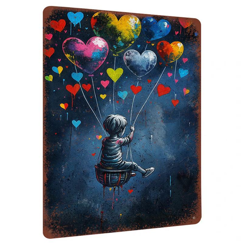Custom Cartoon Boy Heart Balloon Metal Tin Sign Modern Home Living Room Wall Art Decorative Bedroom Hanging Ornament 20x30cm(7.8x11.8inch)
Custom Cartoon Boy Heart Balloon Metal Tin Sign Modern Home Living Room Wall Art Decorative Bedroom Hanging Ornament 20x30cm(7.8x11.8inch)