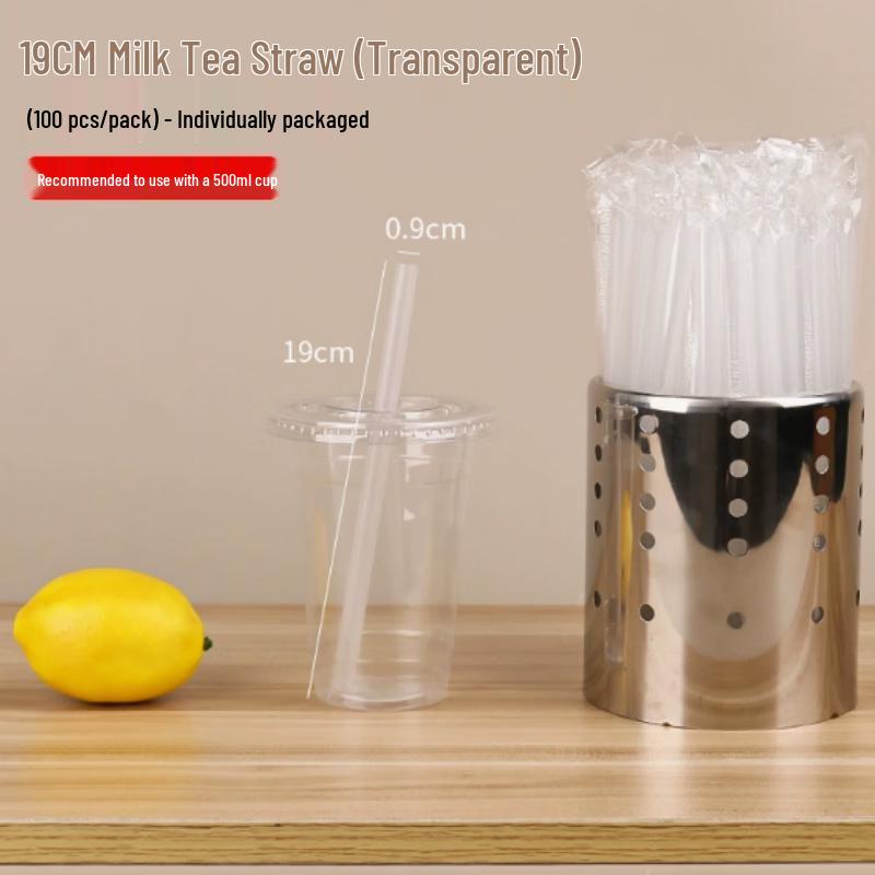 Transparent Plastic Drinking Straws
Transparent Plastic Drinking Straws