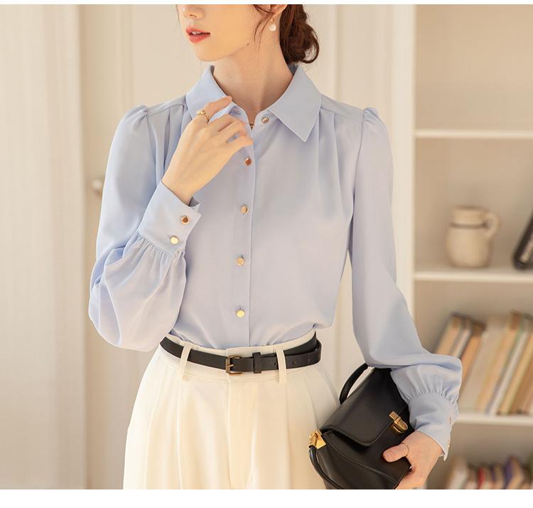 Satin Blue Shirt, Women s Long Sleeved Spring Workwear Shirt, Vocational Student Interview Shirt XL синій
Satin Blue Shirt, Women s Long Sleeved Spring Workwear Shirt, Vocational Student Interview Shirt XL синій