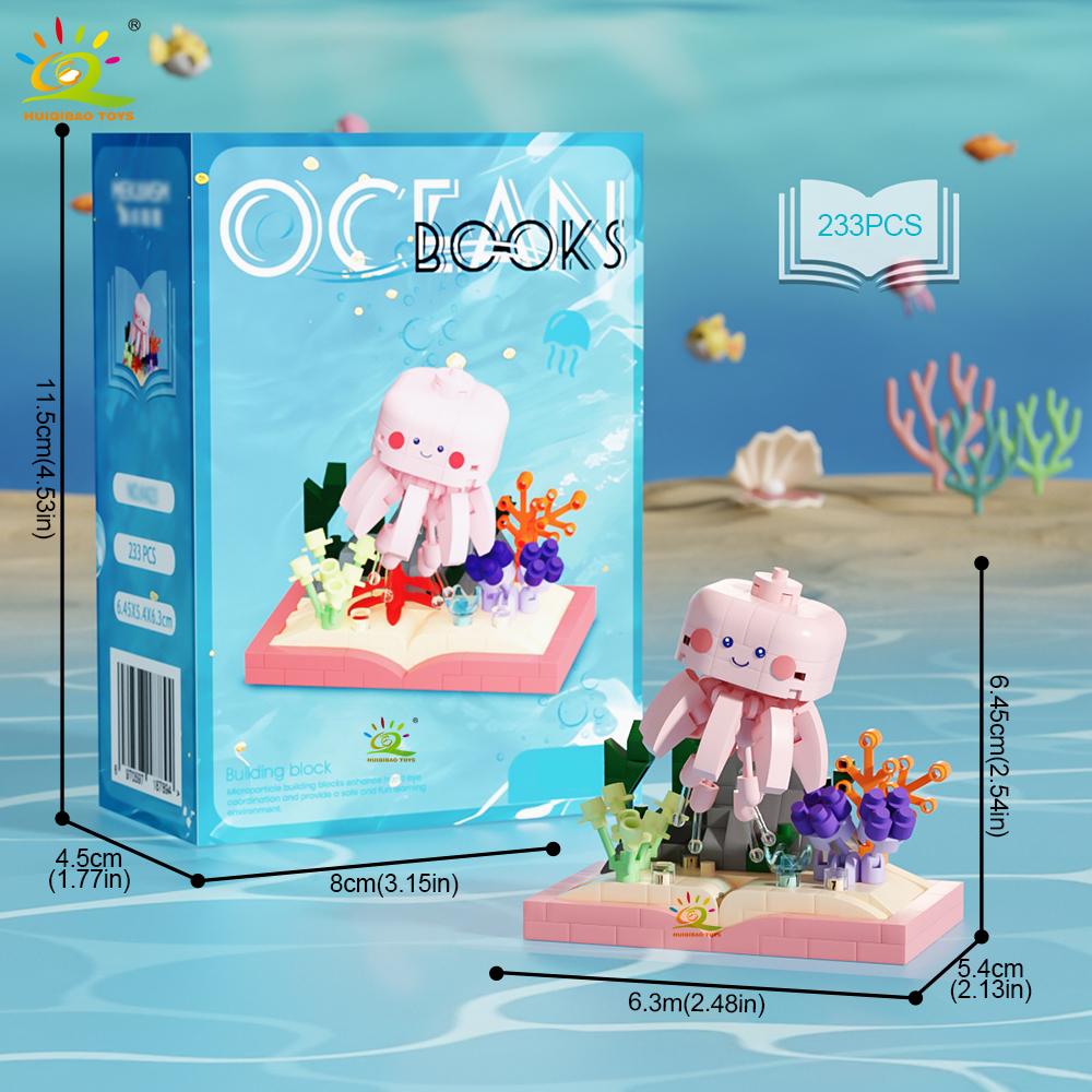 MOC Ocean Series Micro Construction Brick Orcas Lantern fish Blue Whales Mini Block collection Toy designed for Children Desk Decoration
MOC Ocean Series Micro Construction Brick Orcas Lantern fish Blue Whales Mini Block collection Toy designed for Children Desk Decoration
