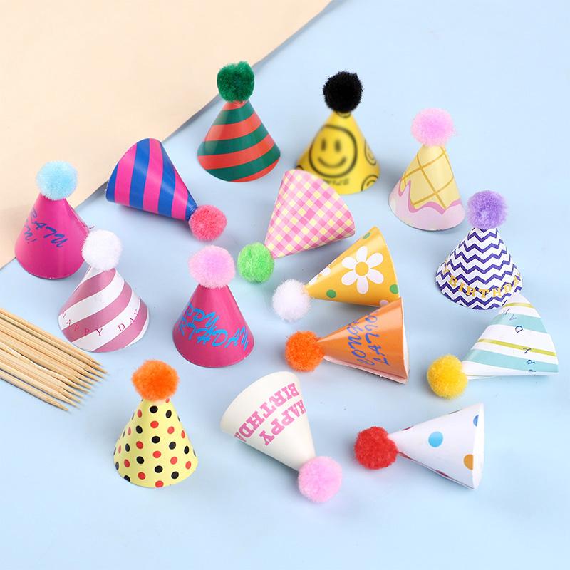 15Pcs/set Mini Birthday Hat Cake Toppers for Wedding Birthday Party Dessert Cake Decoration Baby Shower Cupcake Topper Christmas
15Pcs/set Mini Birthday Hat Cake Toppers for Wedding Birthday Party Dessert Cake Decoration Baby Shower Cupcake Topper Christmas