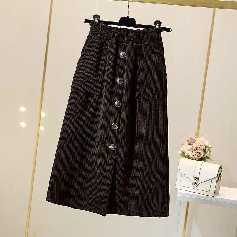 Осень-зима, толстая юбка средней длины с разрезом, женская юбка трапециевидной формы из синели с высокой талией, длинная юбка больших размеров с карманами L кофейный
Осень-зима, толстая юбка средней длины с разрезом, женская юбка трапециевидной формы из синели с высокой талией, длинная юбка больших размеров с карманами L кофейный