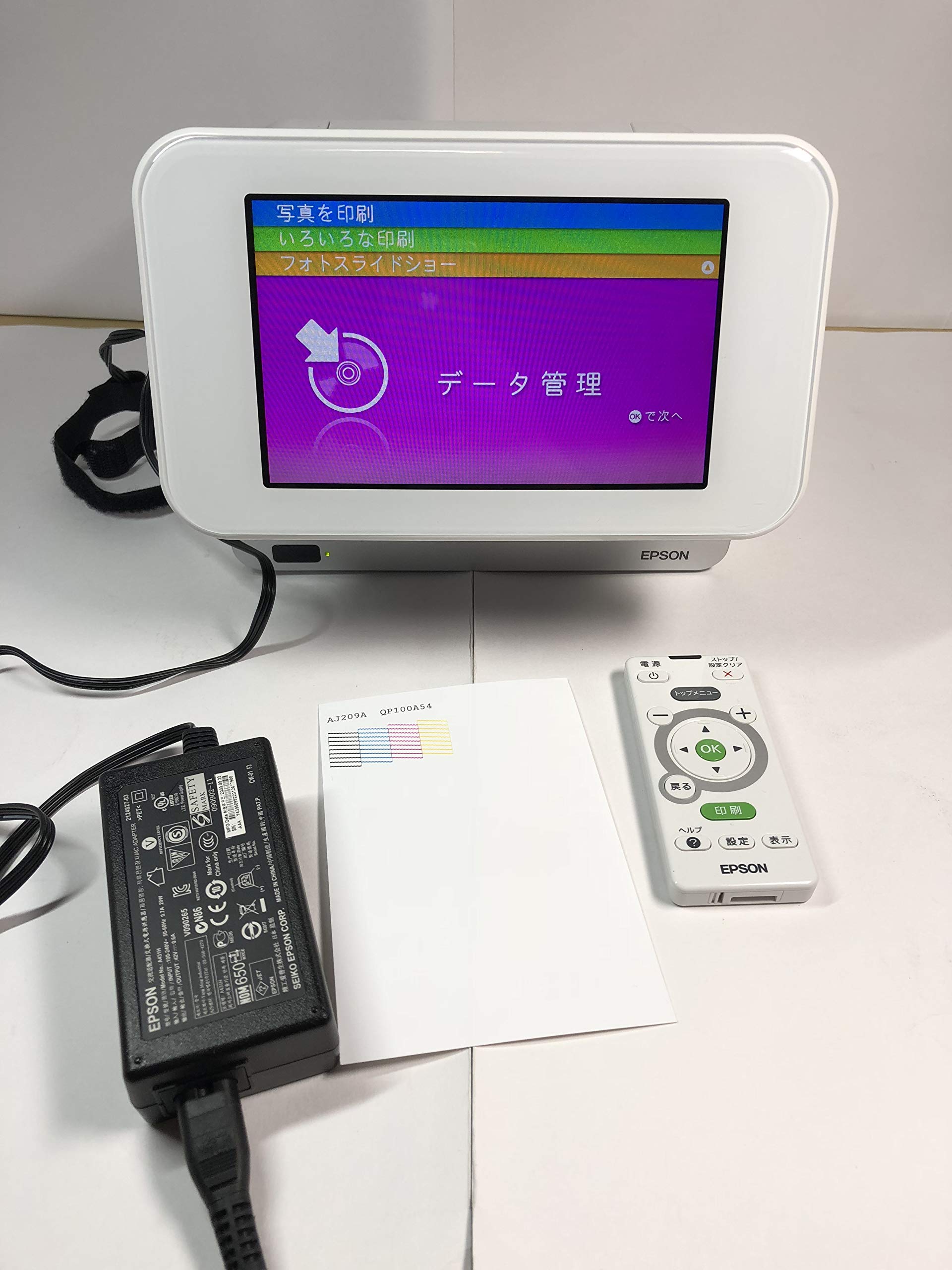 Old model Epson Colorio me compact printer type TFT color LCD digital photo frame function E-600 7.0 білий
Old model Epson Colorio me compact printer type TFT color LCD digital photo frame function E-600 7.0 білий