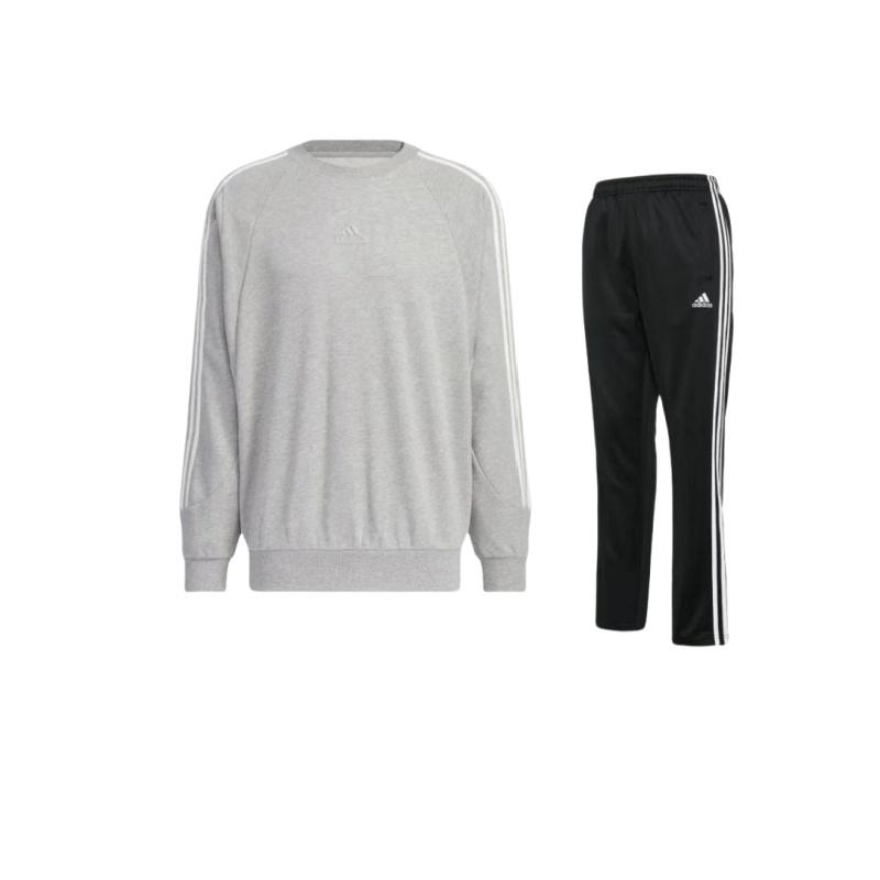 Adidas 3-Stripes Crew Sweatshirt Soft Comfortable Long Sleeve Casual Striped Fashion Pants Sports Set Unisex Sweatshirt TR30PR-BW+-JI6642 S
Adidas 3-Stripes Crew Sweatshirt Soft Comfortable Long Sleeve Casual Striped Fashion Pants Sports Set Unisex Sweatshirt TR30PR-BW+-JI6642 S