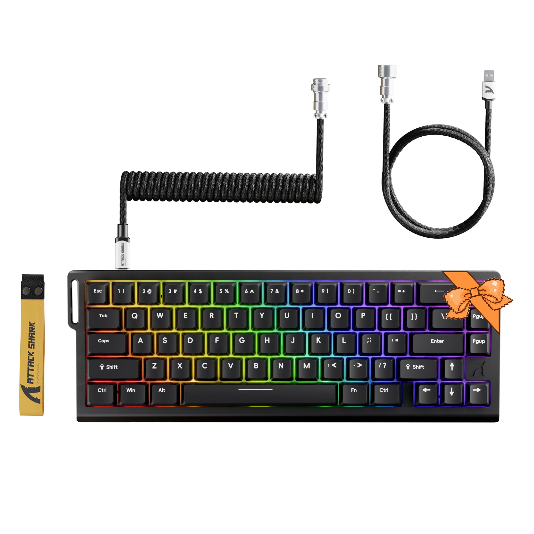 ATTACK SHARKxMAMBASNAKE X68 HE Gaming Rapid Trigger Magnetic 8000Hz Polling RT 0 Dead Snap 128K Scan Customizable Trigger Key Web Top RGB 8K Coil чорний
ATTACK SHARKxMAMBASNAKE X68 HE Gaming Rapid Trigger Magnetic 8000Hz Polling RT 0 Dead Snap 128K Scan Customizable Trigger Key Web Top RGB 8K Coil чорний