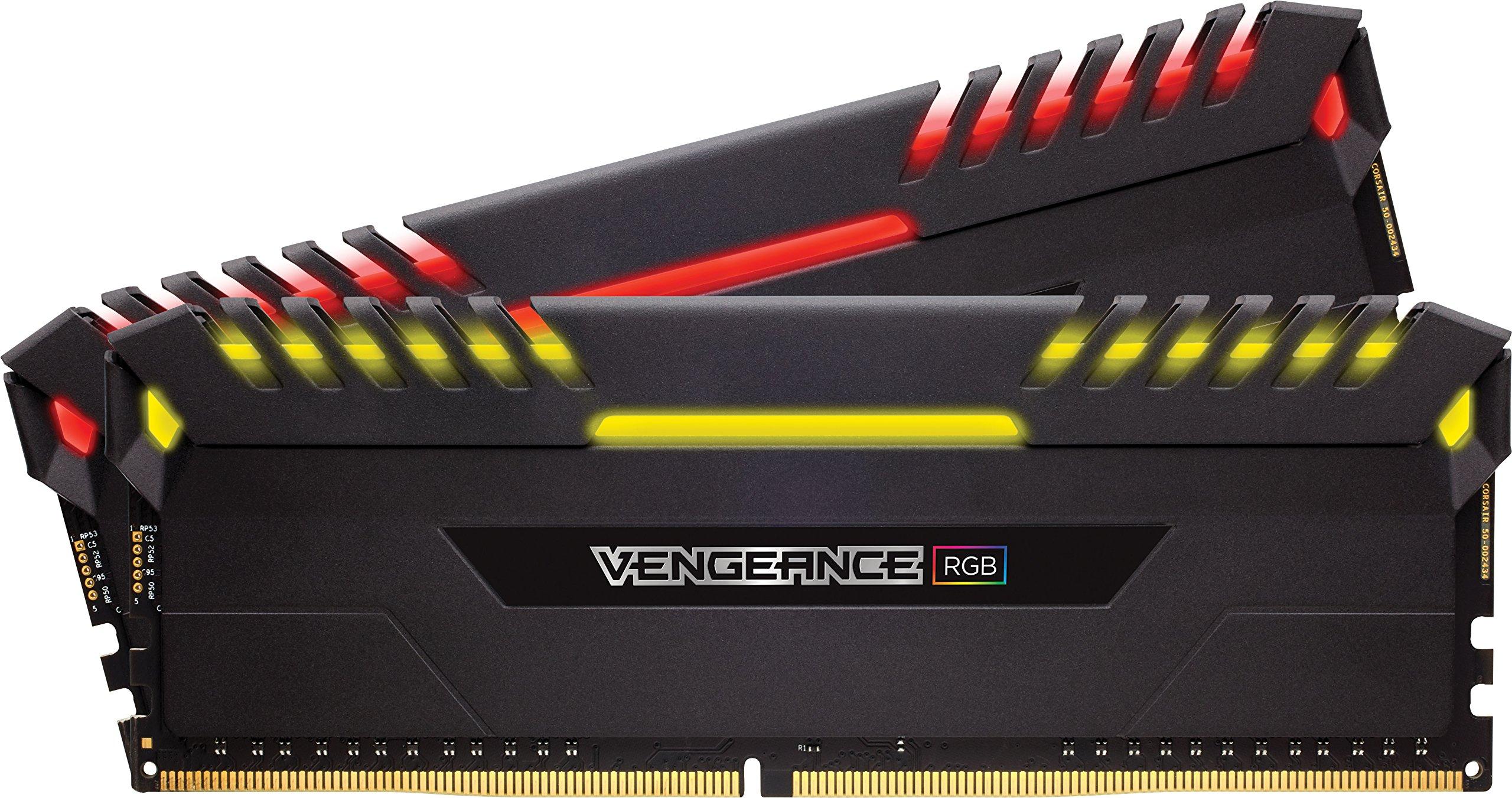 Corsair Vengence Series RGB LED Equipped DDR4 2666Mhz High-End Memory Module 16GB(8GBX2) MM3653 CMR16GX4M2A2666C16
Corsair Vengence Series RGB LED Equipped DDR4 2666Mhz High-End Memory Module 16GB(8GBX2) MM3653 CMR16GX4M2A2666C16