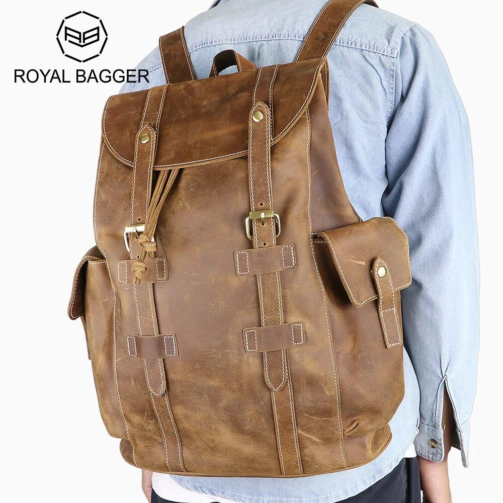 Рюкзаки Royal Bagger из натуральной кожи, винтажный стиль, деловой рюкзак большой вместимости 1718 коричневый
Рюкзаки Royal Bagger из натуральной кожи, винтажный стиль, деловой рюкзак большой вместимости 1718 коричневый