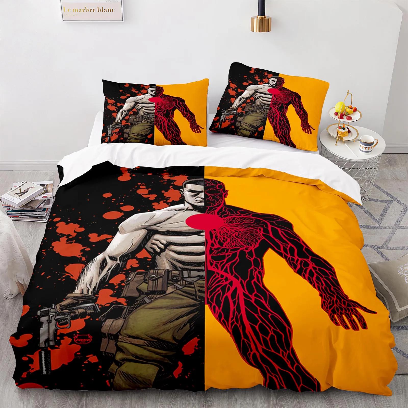 Game BloodShot Blood Warrior Комплект постельного белья для мальчиков и девочек Twin Queen Size Пододеяльник Наволочка Кровать для детей и взрослых Домашний текстиль 135x200cm
Game BloodShot Blood Warrior Комплект постельного белья для мальчиков и девочек Twin Queen Size Пододеяльник Наволочка Кровать для детей и взрослых Домашний текстиль 135x200cm