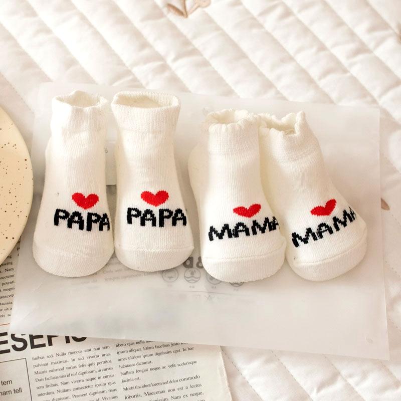 2Pairs Newborn Baby Girls Boys Socks White Cute Love MAMA PAPA Bebe Cotton Socks Gift Toddler Crew Socks Pack Design newborn
2Pairs Newborn Baby Girls Boys Socks White Cute Love MAMA PAPA Bebe Cotton Socks Gift Toddler Crew Socks Pack Design newborn