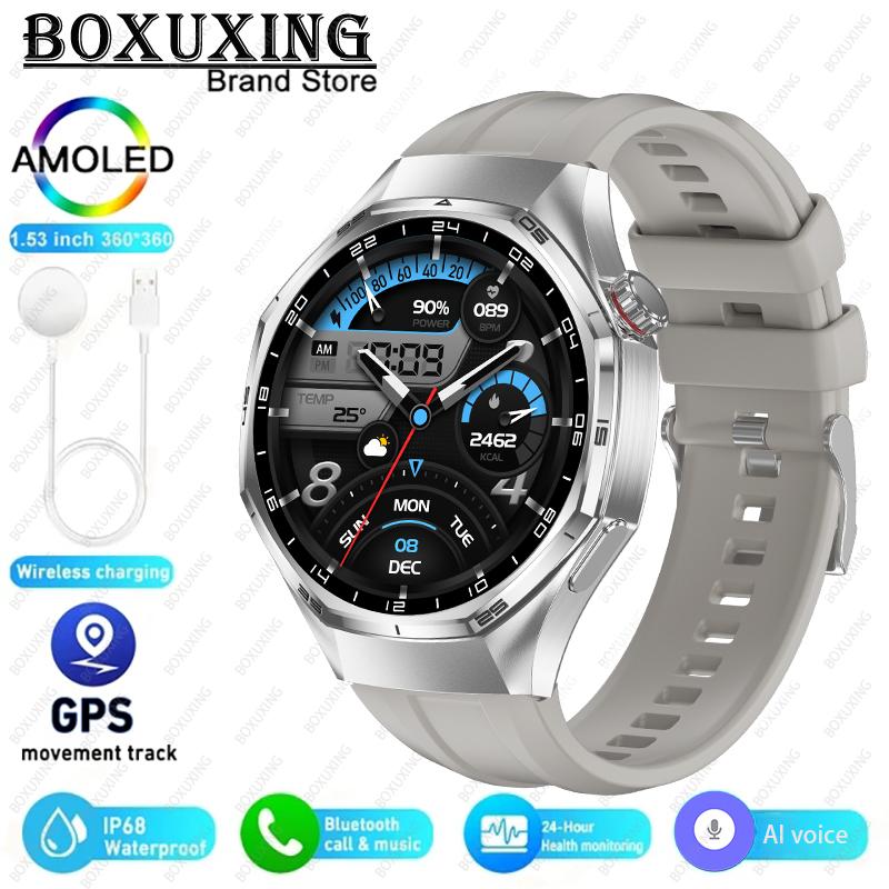 New Upgrade Watch 6 Max GPS Workout Tracking Heart Rate Blood oxygen AMOLED Bluetooth Call Sport Waterproof Smart Watch Watch 6 MAX сірий
New Upgrade Watch 6 Max GPS Workout Tracking Heart Rate Blood oxygen AMOLED Bluetooth Call Sport Waterproof Smart Watch Watch 6 MAX сірий
