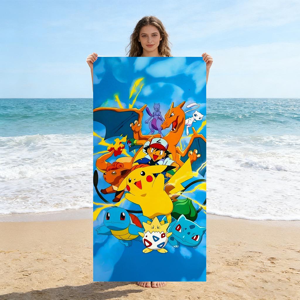 Extra Large Pokemon Quick Dry Microfiber Towel for Beach Yoga Camping Travel W40*H60(CM)
Extra Large Pokemon Quick Dry Microfiber Towel for Beach Yoga Camping Travel W40*H60(CM)