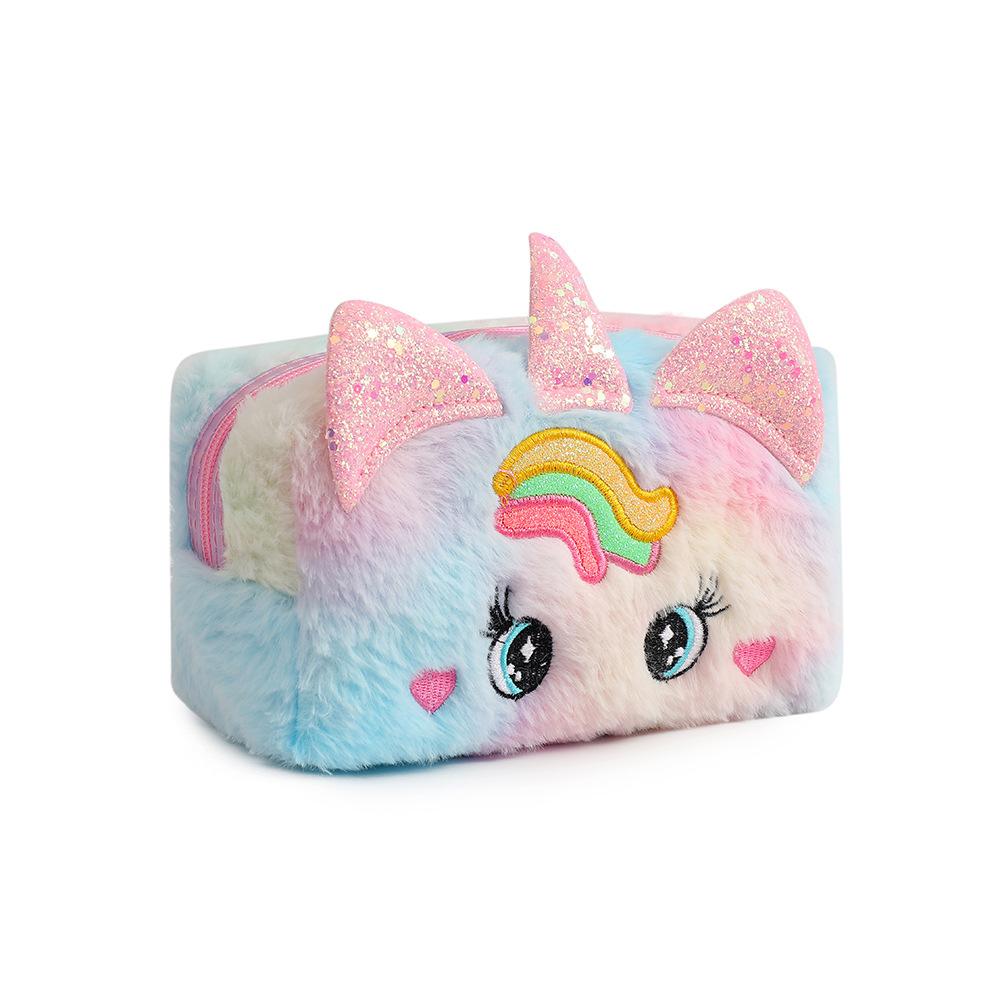 Cartoon Unicorn Big Eyes Plush Makeup Bag Girl Cute Carry Travel Toiletry Bag Student Stationery Pen Bag for Travel Organization розовый
Cartoon Unicorn Big Eyes Plush Makeup Bag Girl Cute Carry Travel Toiletry Bag Student Stationery Pen Bag for Travel Organization розовый