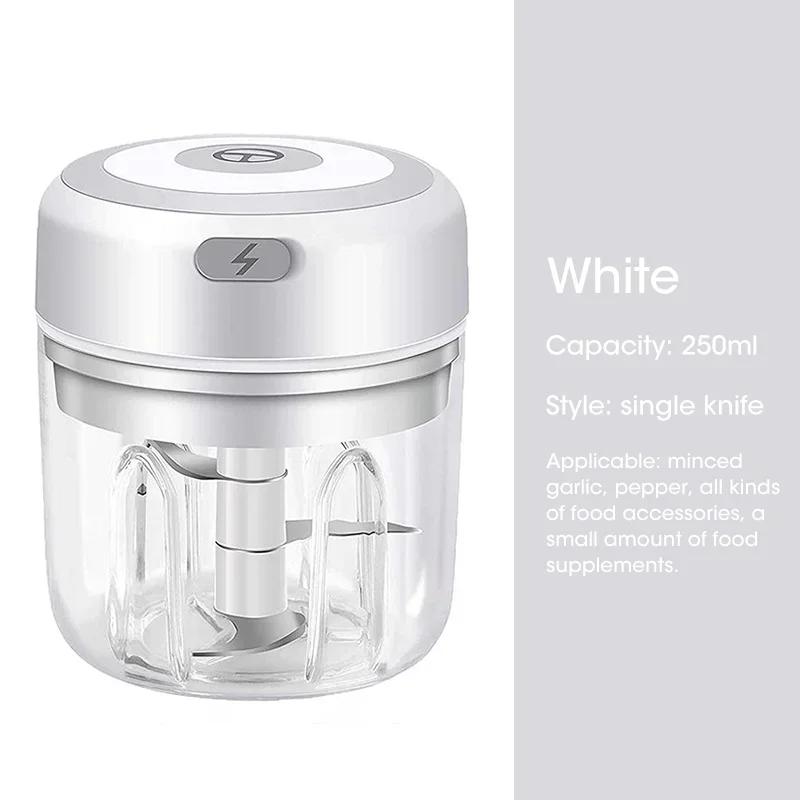 Wireless Electric Garlic Masher Machine Meat Grinder Mincer For Vegetables Chili Portable Food Processor 250ml Capacity
Wireless Electric Garlic Masher Machine Meat Grinder Mincer For Vegetables Chili Portable Food Processor 250ml Capacity
