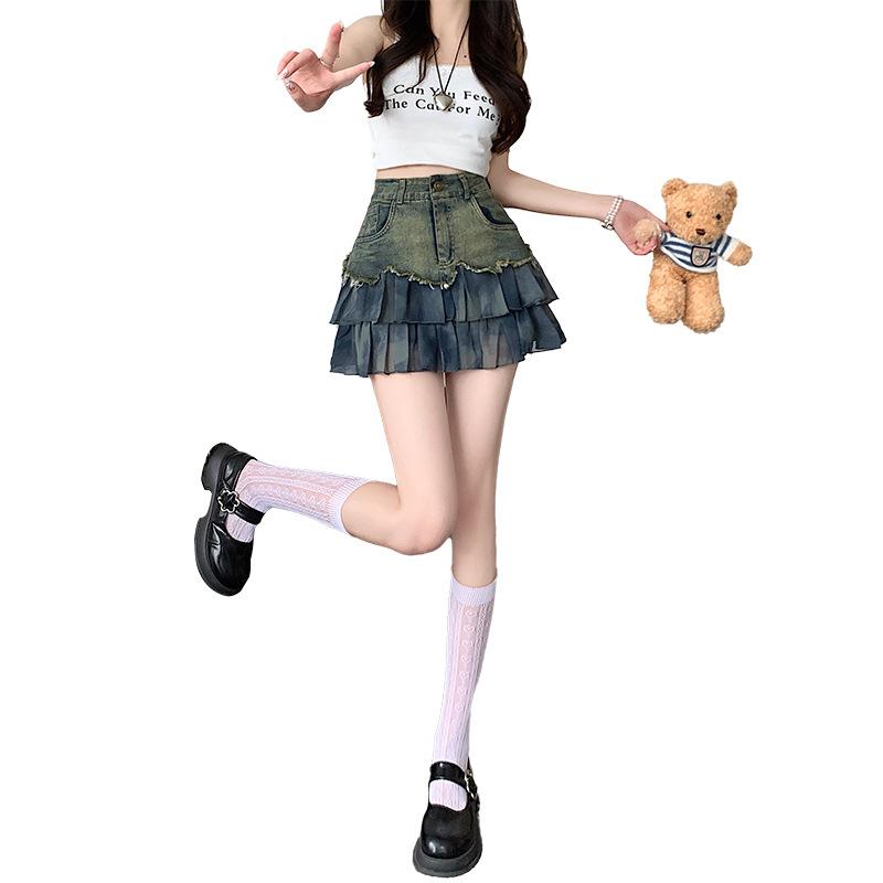 Летняя джинсовая юбка А-силуэта с высокой талией для женщин 2024 года: Американский стиль Pure Desire M
Летняя джинсовая юбка А-силуэта с высокой талией для женщин 2024 года: Американский стиль Pure Desire M