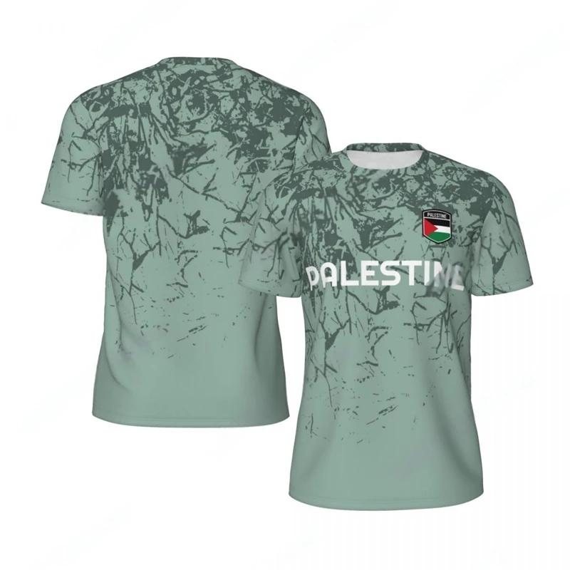 Fashion Palestine Flag Graphic Football T Shirts Summer Trend 3D National Emblem Printed T-shirts Casual Oversized Sports Tees 6XL
Fashion Palestine Flag Graphic Football T Shirts Summer Trend 3D National Emblem Printed T-shirts Casual Oversized Sports Tees 6XL