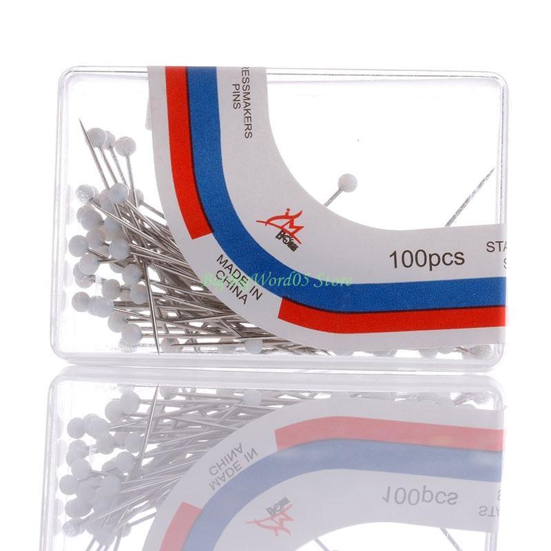 24TE 100Pcs Pearl Round for Head Pins Sewing Corsage Straight Diy Dressmaking Decor C
24TE 100Pcs Pearl Round for Head Pins Sewing Corsage Straight Diy Dressmaking Decor C