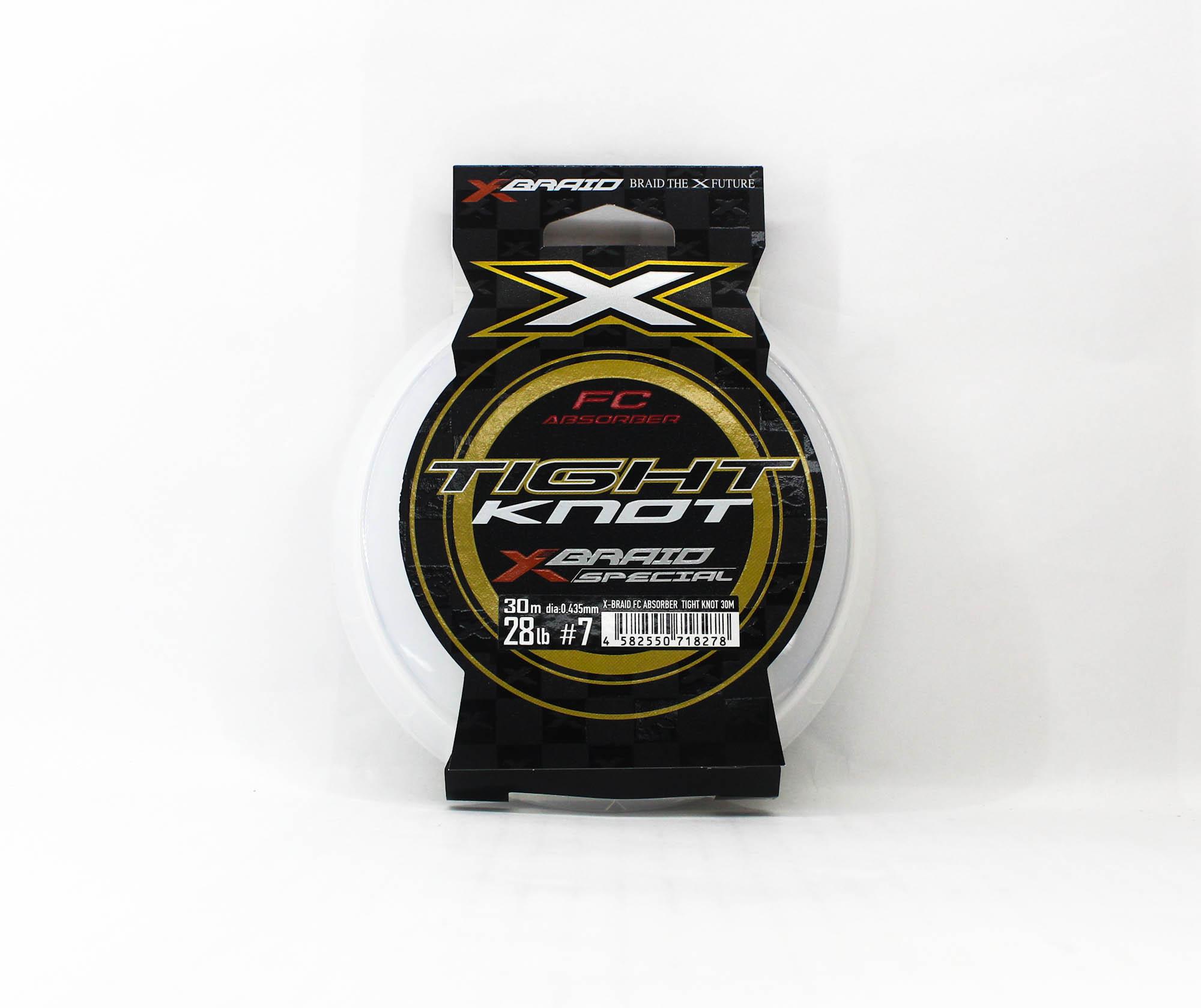 YGK X Braid Absorber Флюорокарбоновый шок-лидер Прочный узел 30м 28lb (8278) чистый
YGK X Braid Absorber Флюорокарбоновый шок-лидер Прочный узел 30м 28lb (8278) чистый