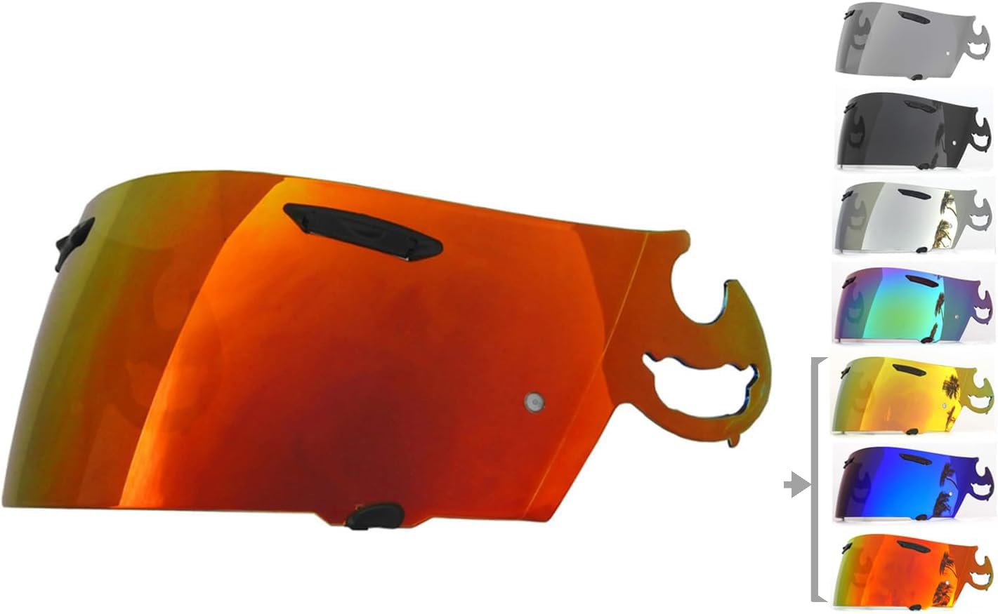RXP Orange Mirror Shield Arai Super Adsys I Compatible Aftermarket Product Smoke Shield with Pure Hard Mirror Coating Models RR5 Astro IQ SAI-PO Dark помаранчевий
RXP Orange Mirror Shield Arai Super Adsys I Compatible Aftermarket Product Smoke Shield with Pure Hard Mirror Coating Models RR5 Astro IQ SAI-PO Dark помаранчевий
