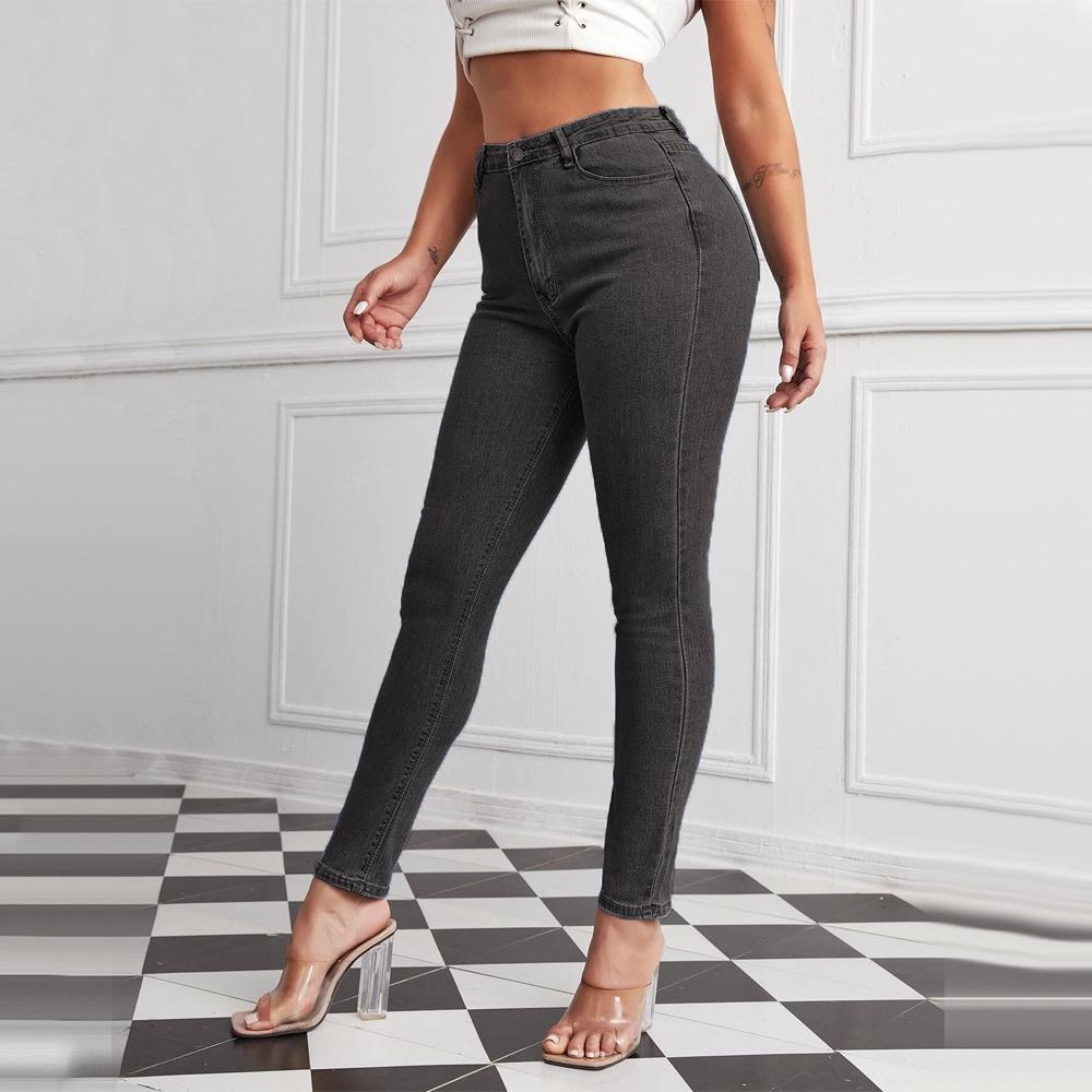 High-Waist Stretchy Skinny Jeans: Plus Size European American Style Women s Pencil Pants 25 сірий колір
High-Waist Stretchy Skinny Jeans: Plus Size European American Style Women s Pencil Pants 25 сірий колір