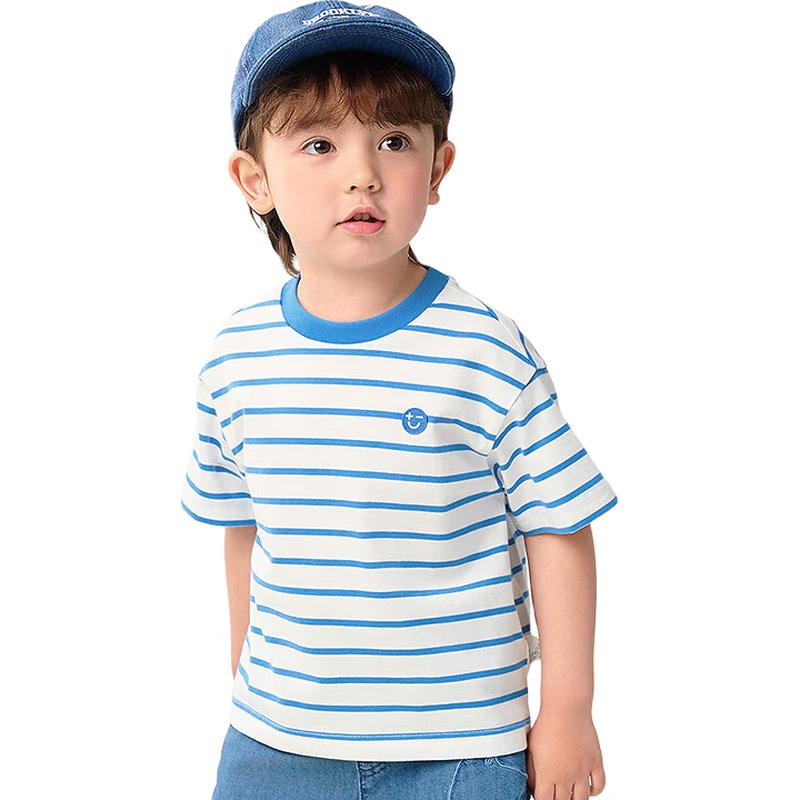 Balabala Kids Moisture-Wicking Striped Short Sleeve T-Shirt 140
Balabala Kids Moisture-Wicking Striped Short Sleeve T-Shirt 140