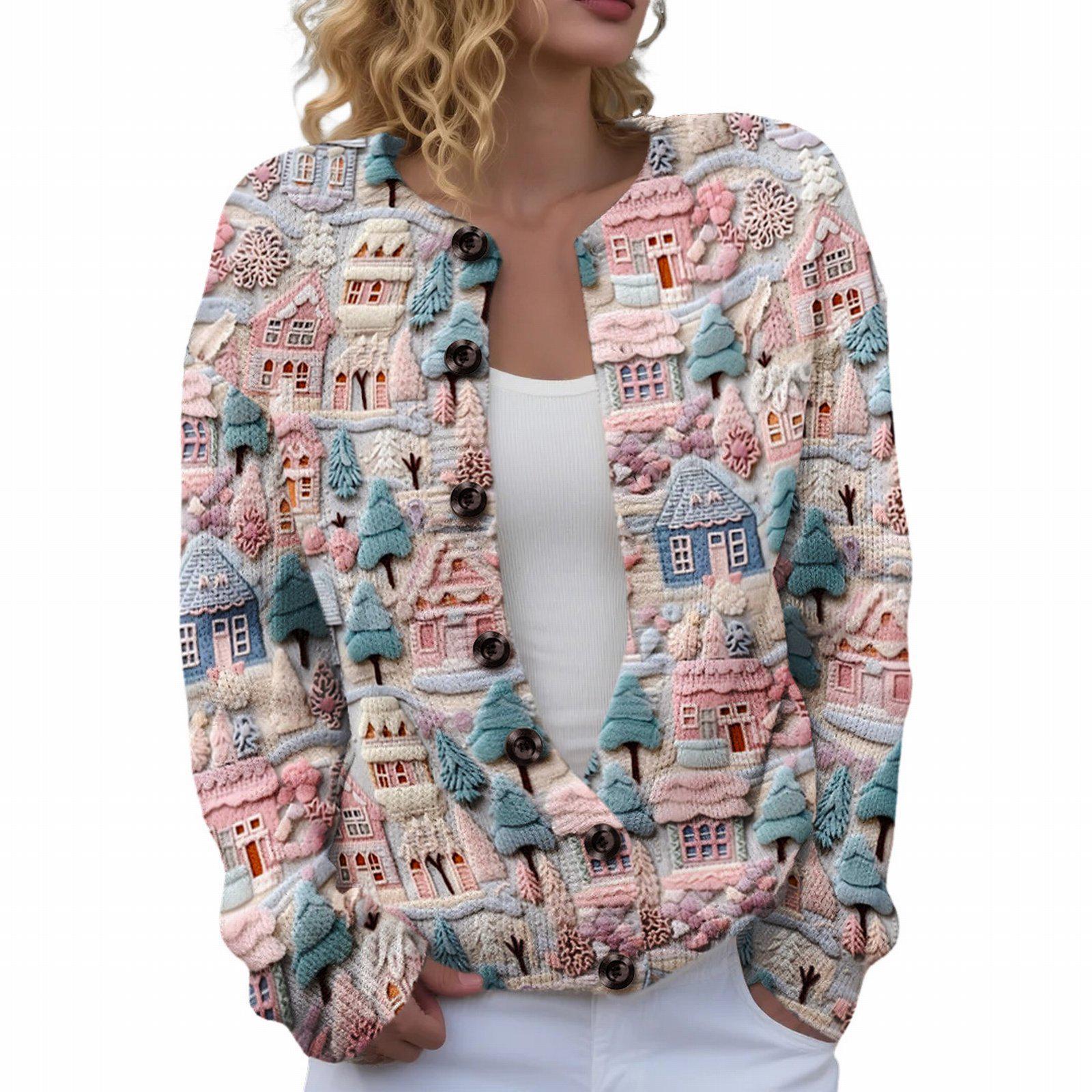 YLQ-SDYK1-5 Christmas 3D Printed Round Neck Cardigan Sweater 2026 Edition S
YLQ-SDYK1-5 Christmas 3D Printed Round Neck Cardigan Sweater 2026 Edition S