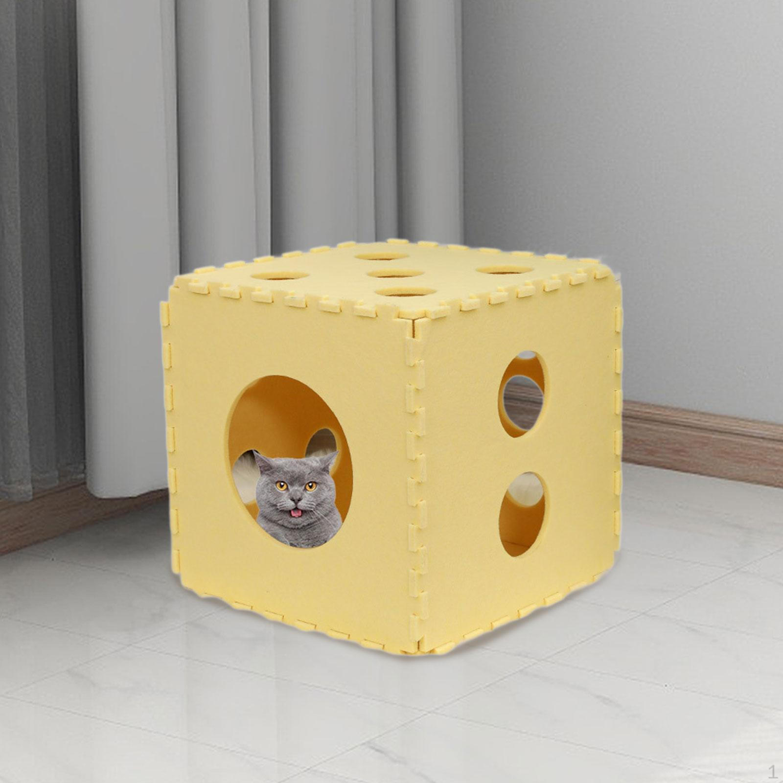 Кровать для кошек, складной домик для котят, мягкий, устойчивый к царапинам кубический домик, укрытие для Yellow 30x30cm
Кровать для кошек, складной домик для котят, мягкий, устойчивый к царапинам кубический домик, укрытие для Yellow 30x30cm