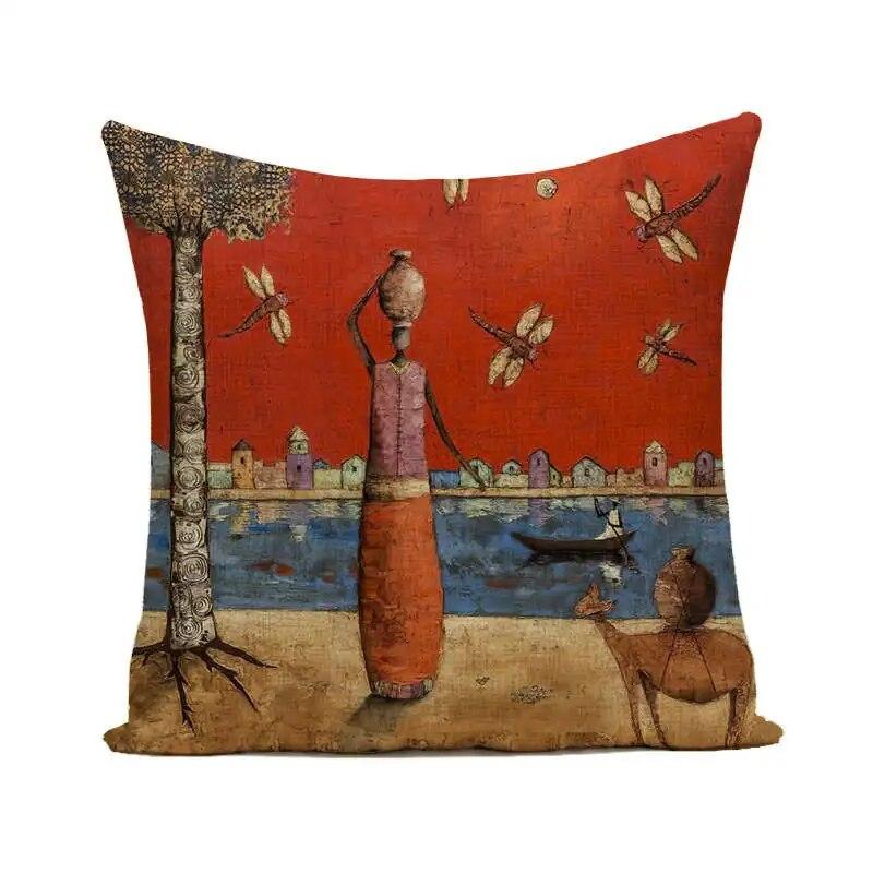 Чехол на подушку, наволочка, акварель, африканская женщина, домашний декор для гостиной, спальни, дома 40x40cm
Чехол на подушку, наволочка, акварель, африканская женщина, домашний декор для гостиной, спальни, дома 40x40cm