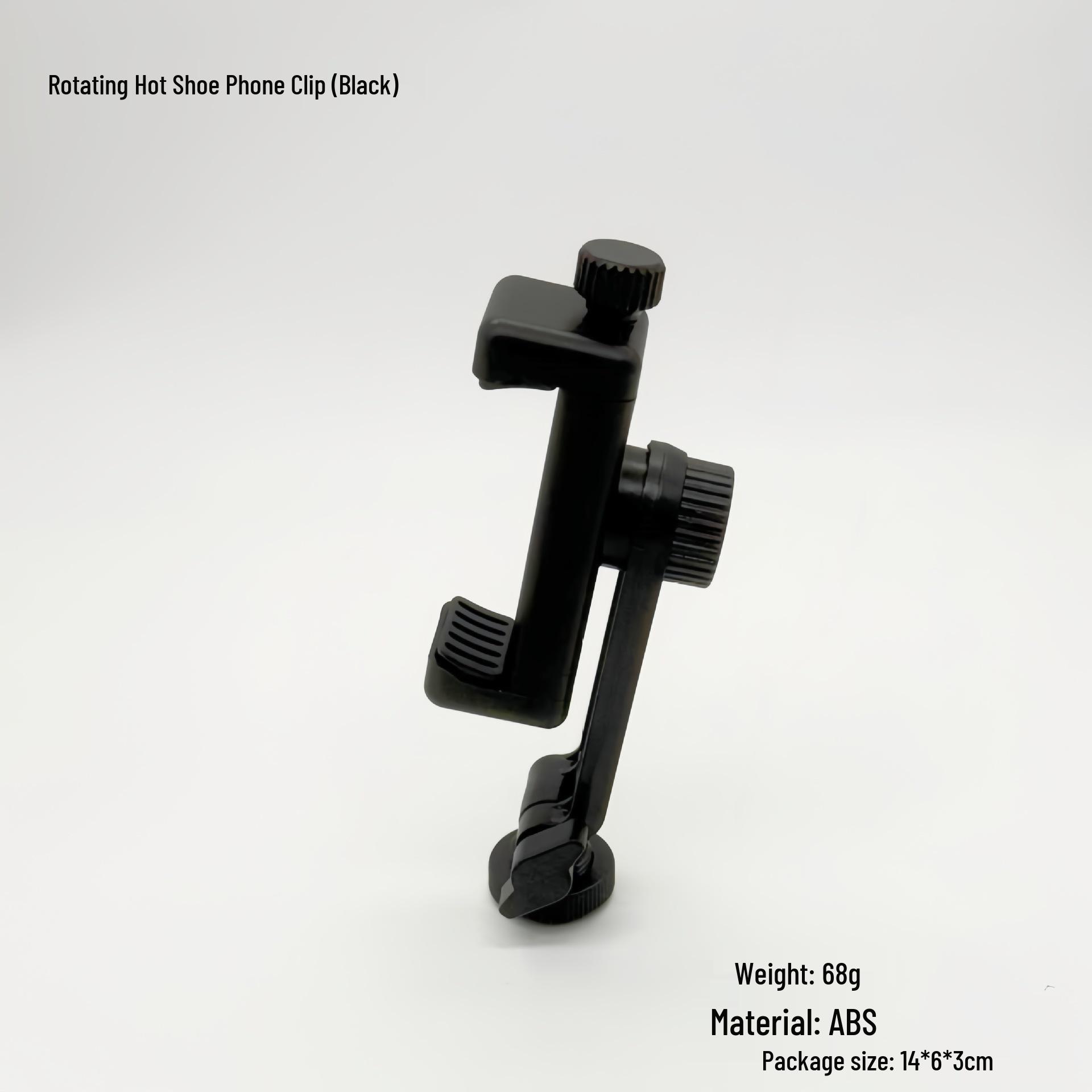 Multifunctional DSLR Tripod: Rotating Phone Clip & Cold Shoe Mount for Live Streaming
Multifunctional DSLR Tripod: Rotating Phone Clip & Cold Shoe Mount for Live Streaming
